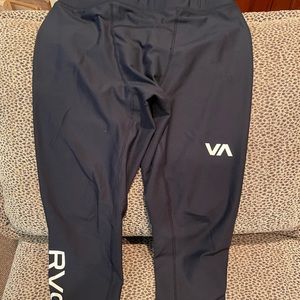 RVCA Mens stretch capri length workout pant